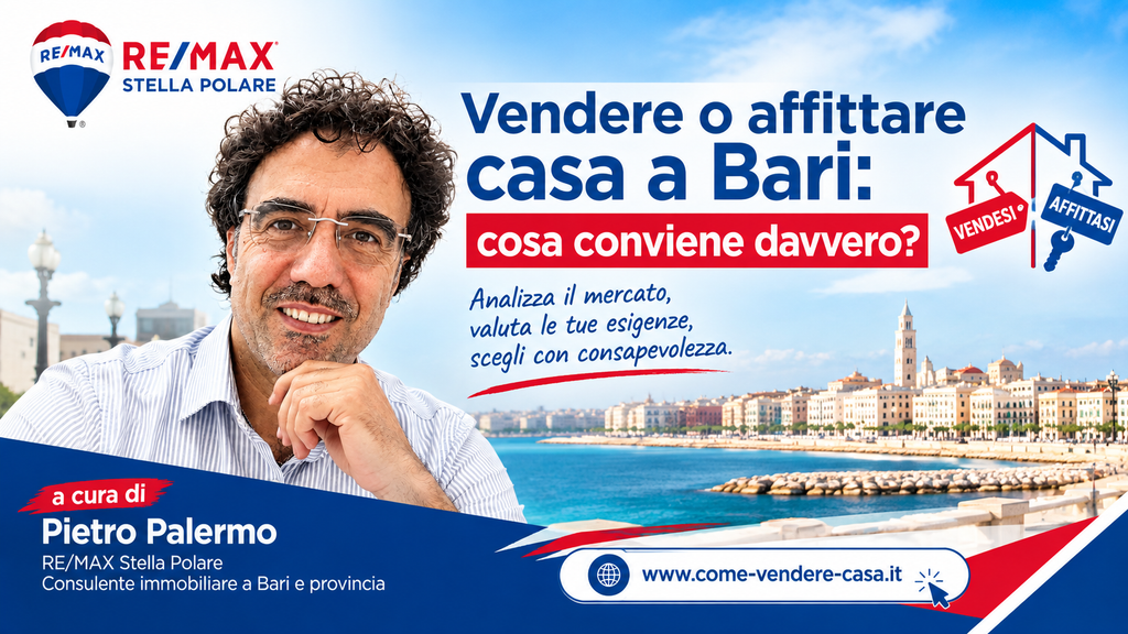 Vendere o affittare casa a Bari: cosa conviene davvero?